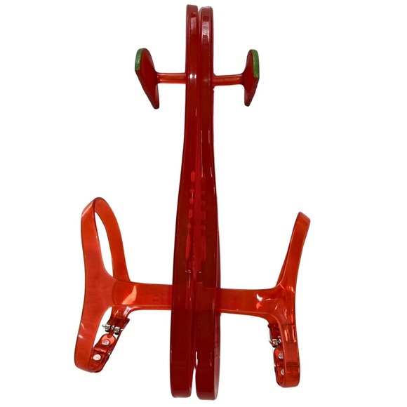 KATY PERRY Sandals The Geli Watermelon Buckle Ankle Strap Flat Jelly Shoes Red 8 - Picture 10 of 17